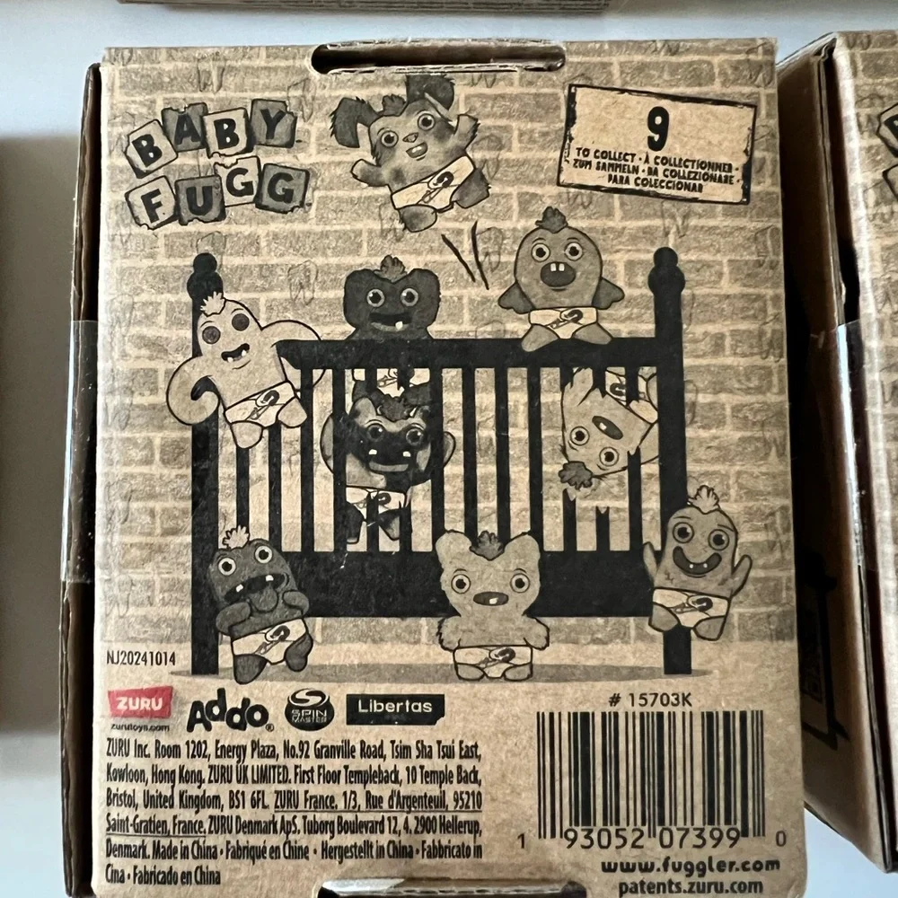 Fuggler Baby Series 3 COMPLETE SET Monster Plush Toy Set of 9 NIB - Picture 7 of 8